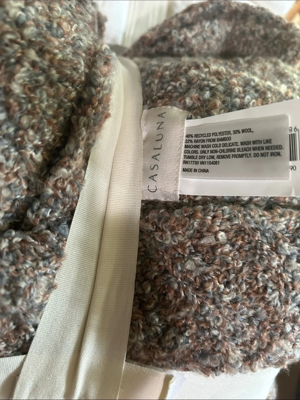Casaluna King Bouclé Blanket Warm